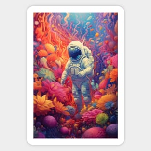 Astronaut Lost Sticker